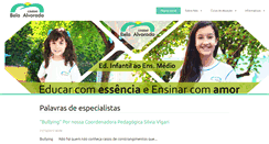 Desktop Screenshot of colegiobelaalvorada.com.br